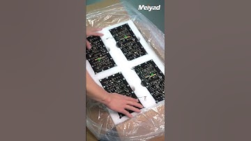 Meiyad Flexible LED Module Aging, Packaging and Shipping #leddisplay #ledscreen #ledwall #ledpanel