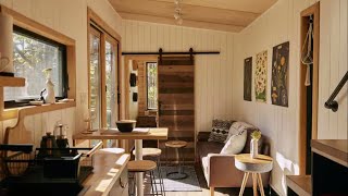 ♡Gorgeous Modern First Floor Bedroom Tiny Home in the Woods of Cambridge