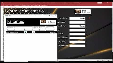 Inventario en Access (Uso Múltiple) - Contacto de compra en la descripción