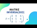 Cómo hallar una matriz inversa (3x3) | Por Gauss-Jordan | Paso a paso |