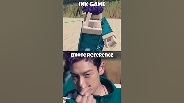 INK GAME Emote vs Squid Game Meme Reference Comparison 4 #roblox #inkgame #squidgame