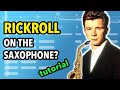 Never Gonna Give You Up Sax Tutorial | Saxplained