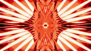 Equalizer orange and pink crystal party backgrond kaleidoscope VJ loop 4K
