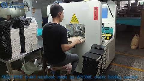 Elastic band fixing machine/enclose inserting machine/diary book band making machine