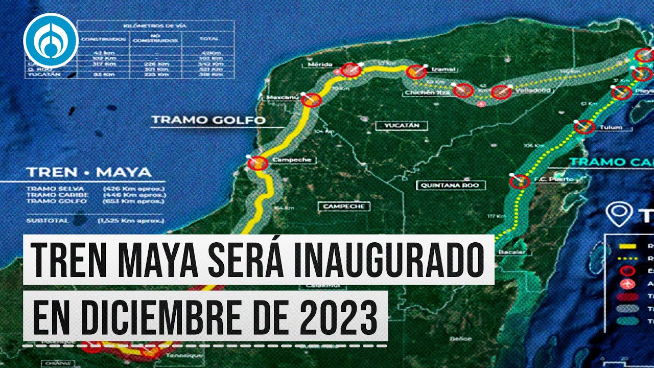 ¿Qué pasa con el Tramo 5 del Tren Maya y los amparos? - YouTube