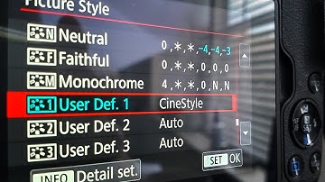 Comparing Cinestyle vs Neutral Color Profiles & Setup | Canon EOS M50