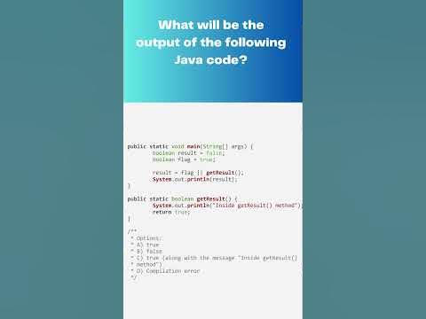 Java Interview Question #3 | Logical operators| Short circuit