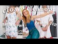 HUGE CLOSET CLEANOUT 2021 *early spring cleaning, organising & declutter*
