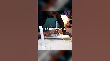 Chandryaan 3 model, LVM3 M4 | DIY Project #chandrayaan3 #isro #diy #shorts