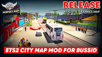 ETS2 CITY MAP MOD For Bus Simulator Indonesia || Bussid V3.7.1 || Offroad Gamers ||