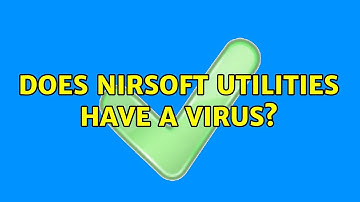 Does NirSoft utilities have a virus?