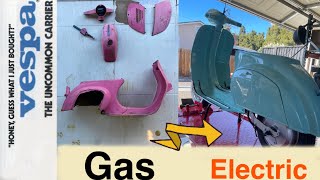 DIY Vintage Vespa Electric Conversion by bernietime 4,270 views 1 year ago 7 minutes, 46 seconds