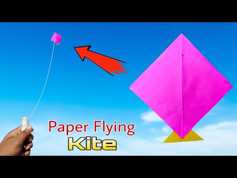 How to make handmade paper Kite at home / DIY Kite / Paper Kite making idea  