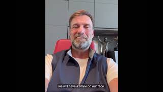 Jurgen Klopp last message to the Liverpool fans