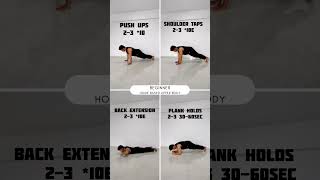 Upper body home workout.               #shortsviral #workout #homeworkout #shorts #upperbodyworkout