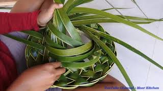 Cara membuat topi dari daun kelapa a.k.a capil