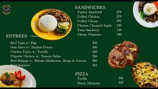 Tully's Coffee at RAI Depot Menu