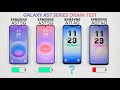 Samsung A57 5G vs A37 5G vs A17 4G vs A07 4G - One UI 8.5 Battery Drain Test