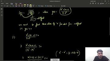 Domain of the function by wavy curve method