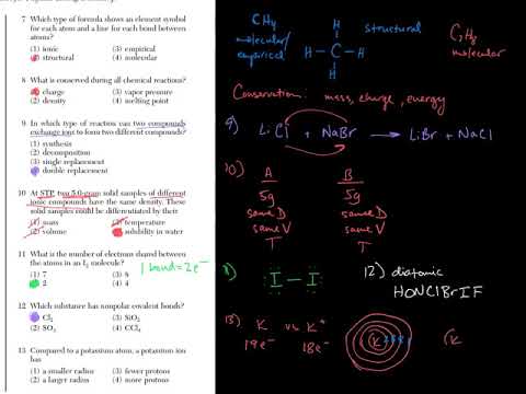 June 2017 Chemistry Regents Part A