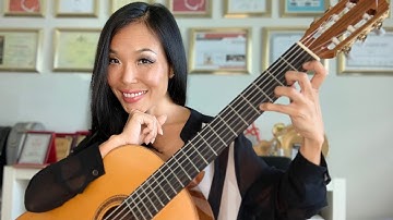 Left Hand Exercise - Finger Independence - Classical Guitar Tutorial by Thu Le