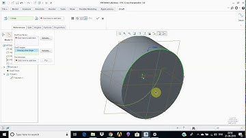 Creo Parametric - Draft on the circular surface for casting component.