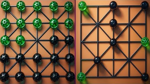 12 beads village style game  || 2 player mind game || learn to play