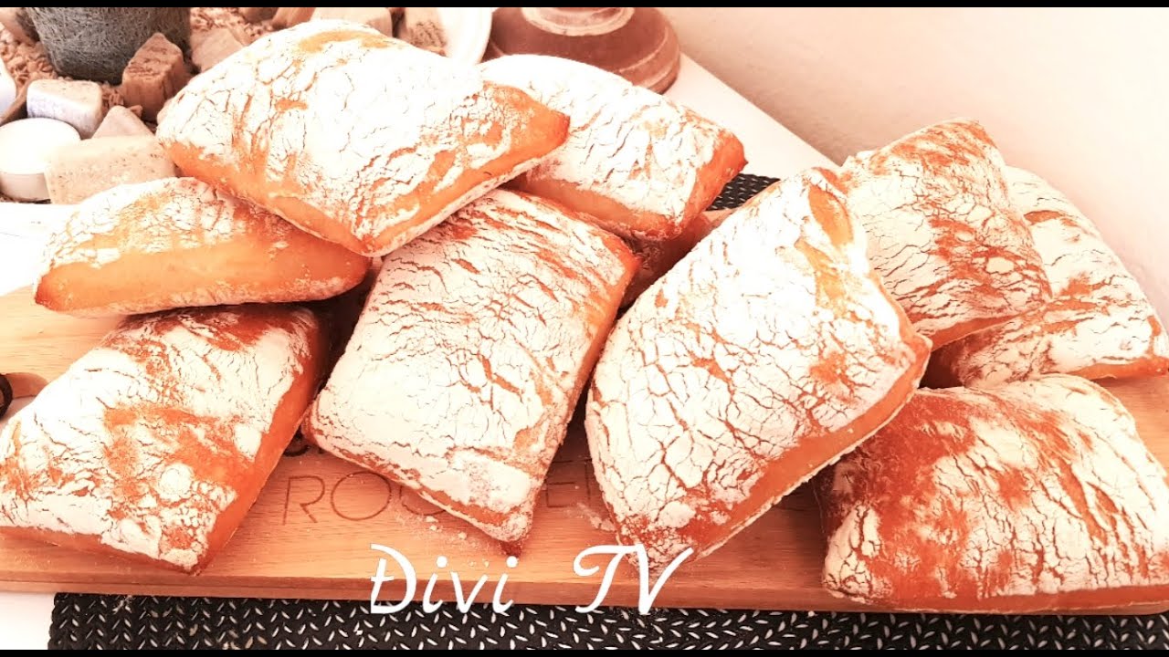 Falsche Ciabatta Brötchen / super lecker und einfach / Ciabatta Rolls