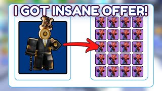 ⏰ I TRIED TO TRADE MY NEW CHIEF CLOCKMAN GODLY AND GOT INSANE OFFER! ⏰ [Roblox]