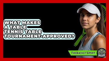 What Makes A Table Tennis Table Tournament-approved? - The Racket Xpert