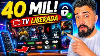 MINHA TV FOI TRANSFORMADA COM ESSE IPTV! MAIS DE 40 MIL CONTEÚDOS 😱