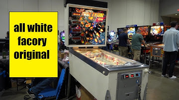 Unusual Meteor from Stern - made for the 1980 Winter Olympics - from Pinball Expo 2022