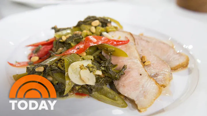 Delicious Grilled Pork Chops With Vinegar Peppers:...