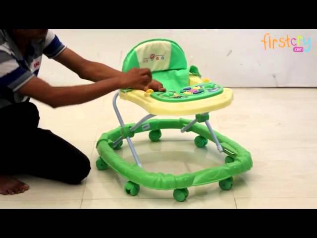 musical baby walker with play tray