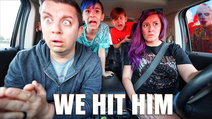 WE DROVE THROUGH A HAUNTED CAR WASH! (FUNHOUSE FAM...