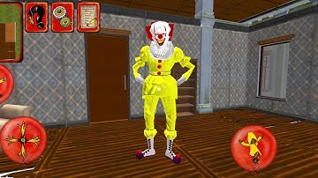 Clown Brothers Neighbor Escape 3D - Level 2 - Secret Basement Experiments Under the House - Gameplay