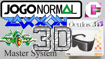 Zaxxon 3D (Master System) #1: Óculos 3D & PSG!  | CFX