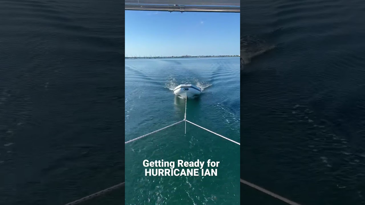 S.V. Bye Felicia is safely tied to a dock in Key West!  #shorts #hurricaneian #sailingbyefelicia