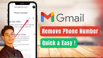 How to Remove Phone Number from Gmail !