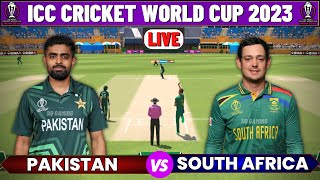 Live: PAK Vs SA, ICC World Cup 2023 | Live Match Score | Pakistan Vs South Africa | 1st Innings