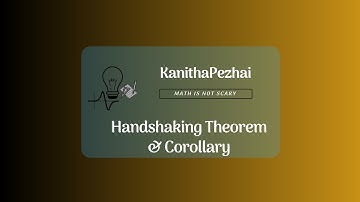 Graphs | Handshaking Theorem & Corollary | Discreet Mathematics | BX4005 | MA8351 | MA3354