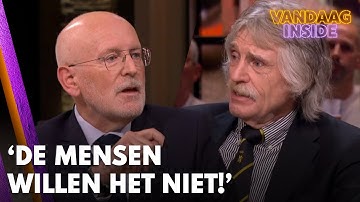 Johan Derksen en Frans Timmermans in discussie over migratie: 