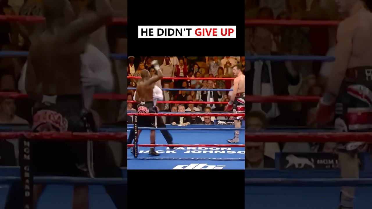 He refused to give up — and won the fight.
