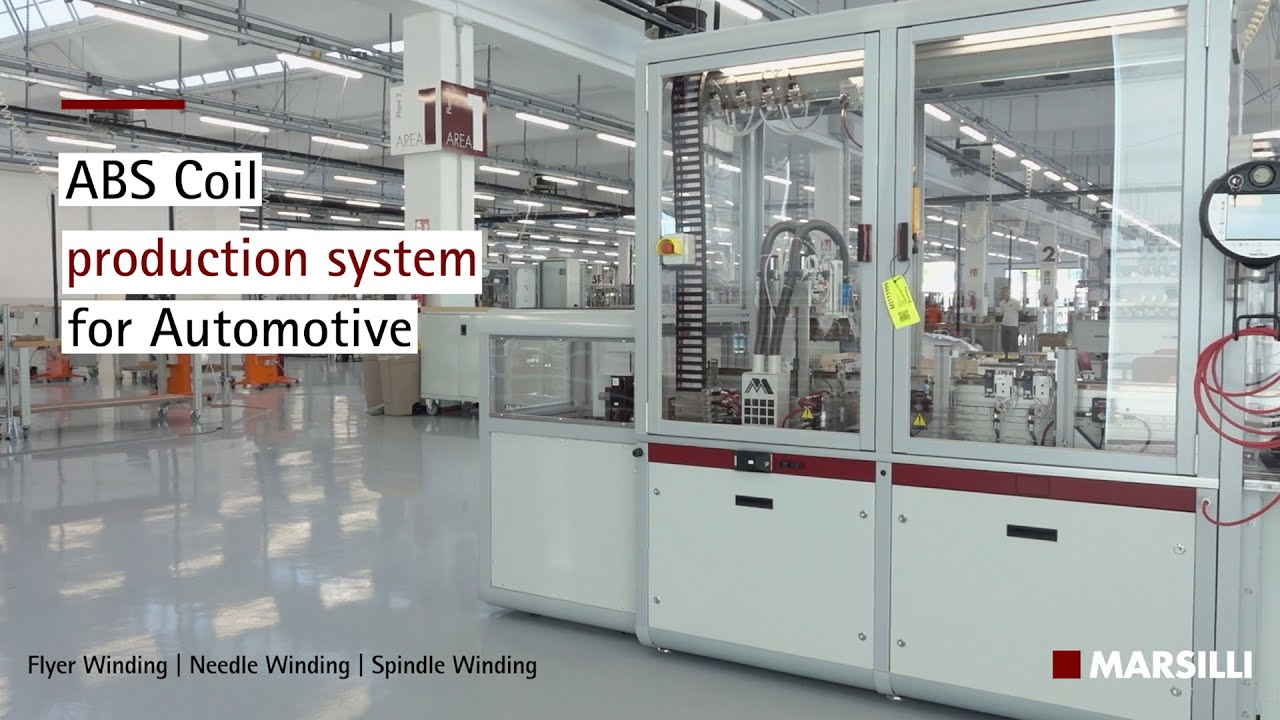 ABS coil production system for Automotive - YouTube