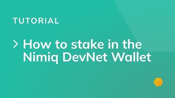 Nimiq DevNet Wallet Staking Tutorial - Try it Out Now!