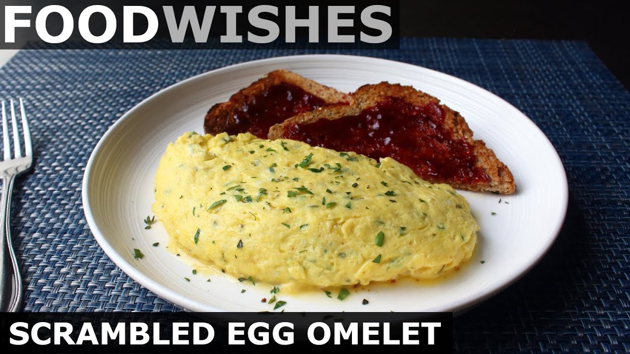  Scrambled  Egg  Omelet  Food Wishes YouTube