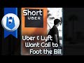 Uber Lyft Going Electric - But Want California To Pay For It #Short