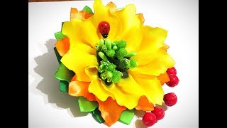 Осенний цветок канзаши | MK от Noel | DIY | Autumn Flower Kanzashi