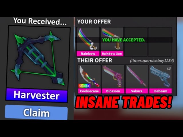 MM2 Trading Montage #43 (INSANE TRADES) 