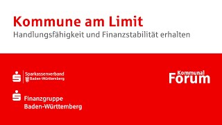 Livestream-Mitschnitt vom 08. Oktober 2025 | Kommunalforum aus dem Kongresshaus in Baden-Baden
